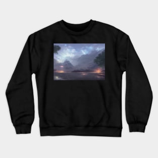 landscape pictures for wall tender Crewneck Sweatshirt